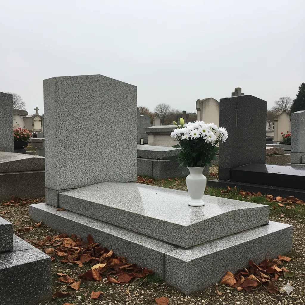 Entretien de tombe avec fleurissement